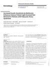 Increased Insulin Sensitivity by Metformin Enhances Intense-Pulsed-Light-Assisted Hair Removal in Patients with Polycystic Ovary Syndrome