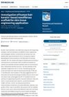 Investigation of Human Hair Keratin-Based Nanofibrous Scaffold for Skin Tissue Engineering Application