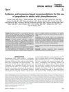 Evidence and Consensus-Based Recommendations for the Use of Pegvaliase in Adults with Phenylketonuria