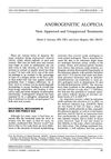 Androgenetic Alopecia: Treatments and Efficacy