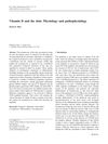 Vitamin D and the Skin: Physiology and Pathophysiology