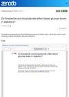 Do Finasteride And Bicalutamide Affect Blood Glucose Levels In Diabetics?