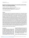 The Effect of Melatonin Treatment on Fur Maturation Period and Hair Follicle Cycle in Growing Chinchillas