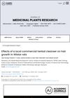 Effects of a Local Commercial Herbal Cleanser on Hair Growth in Wistar Rats