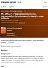 The Efficacy of Topical Cetirizine Using Microneedling in Androgenetic Alopecia Male Patients