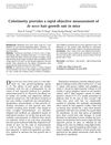 Colorimetry Provides a Rapid Objective Measurement of De Novo Hair Growth Rate in Mice