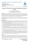 Symptoms of Chronic Ketosis in Cows and Morphobiochemical Indicators of Blood