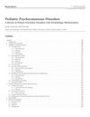 Pediatric Psychocutaneous Disorders