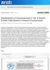 Standardization of Chyavanaprasam K Tablet: A Diabetic-Friendly Tablet Based on Classical Chyavanprasam