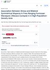 Association Between Stress and Bilateral Symmetrical Alopecia in Free-Ranging Formosan Macaques in a High-Population-Density Area