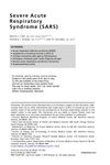 Severe Acute Respiratory Syndrome (SARS)