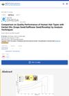 Comparison of Quality Performance of Human Hair Types with Herbal Oils by Analysis Techniques
