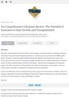 A Comprehensive Literature Review: The Potential of Exosomes in Hair Growth and Transplantation
