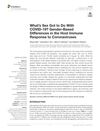 What’s Sex Got to Do With COVID-19? Gender-Based Differences in the Host Immune Response to Coronaviruses