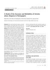 A Study of the Accuracy and Reliability of Articles About Alopecia in Newspapers
