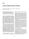 Topically Applied Minoxidil in Baldness