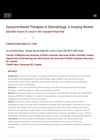 Exosome-Based Therapies in Dermatology: A Scoping Review