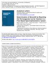 Determination of Minoxidil by Bleaching the Permanganate Carrier Solution in a Flow-Based Spectrophotometric System
