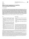 Roles of Tumor Suppressors in Regulating Tumor-Associated Inflammation