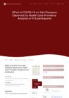 Effect of COVID-19 on Hair Diseases Observed by Health Care Providers: Analysis of 513 Participants