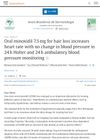 Oral Minoxidil 7.5 mg for Hair Loss Increases Heart Rate with No Change in Blood Pressure in 24-Hour Holter and 24-Hour Ambulatory Blood Pressure Monitoring