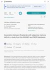 Association Between Finasteride With Subjective Memory Deficits: A Study From The NHANES And FAERS Databases