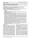 Effect of Metformin Therapy on Clinical and Hormonal Indices of Patients with Polycystic Ovary Syndrome