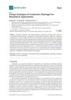 Design Strategies of Conductive Hydrogel for Biomedical Applications