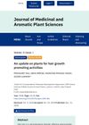 An Update on Plants for Hair Growth Promoting Activities
