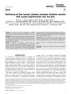 Deficiency of the Human Cysteine Protease Inhibitor Cystatin M/E Causes Hypotrichosis and Dry Skin