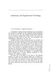 Laboratory and Experimental Trichology