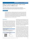 Effect of Tectona Grandis Linn. Seeds on Hair Growth Activity of Albino Mice