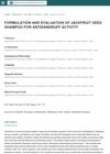 Formulation and Evaluation of Jackfruit Seed Shampoo for Anti-Dandruff Activity
