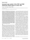 Increased Copy Number of the TERT and TERC Telomerase Subunit Genes in Cancer Cells