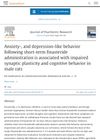 Anxiety and Depression-Like Behaviour Following Short-Term Finasteride Administration Is Associated With Impaired Synaptic Plasticity and Cognitive Behaviour in Male Rats