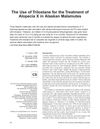The Use of Trilostane for the Treatment of Alopecia X in Alaskan Malamutes