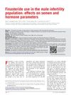 Finasteride Use in the Male Infertility Population: Effects on Semen and Hormone Parameters
