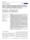 Efficacy of Subcutaneous Injection of Platelet-Rich Plasma in Alopecia: A Clinical and Histological Pilot Study on a Rat Model with a Six-Month Long-Term Follow-Up Experience