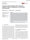 How Good Is Artificial Intelligence at Solving Hairy Problems? A Review of AI Applications in Hair Restoration and Hair Disorders