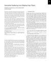 Azimuthal Scattering from Elliptical Hair Fibers