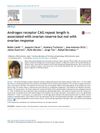 Androgen Receptor CAG Repeat Length Is Associated With Ovarian Reserve But Not With Ovarian Response