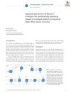 Optimal Placement of Burow's Triangles for Aesthetically Pleasing Repair of Multiple Defects Using Local Flaps After Tumor Excision