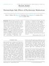 Dermatologic Side Effects of Psychotropic Medications