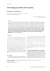 Dermatological Problems of Puberty