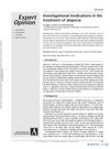 Investigational Medications in the Treatment of Alopecia