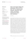 Stem Cell Activity Shapes the Pleiotropic Effects of IFN-γ and TGF-β in Autoimmune Diseases, Infections, and Cancer, and Drives Autoimmune Flares and Remissions