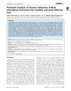 Proteome Analysis of Human Sebaceous Follicle Infundibula Extracted from Healthy and Acne-Affected Skin