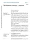 Management of Tinea Capitis in Childhood