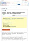 Positional Vertigo and Unilateral Gradual Hearing Loss Following Sleeve Gastrectomy: A Case Report