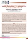 A Case Report of Autoimmune Hemolytic Anemia with Deep Vein Thrombosis in a 16-Year-Old Girl: Is It Systemic Lupus Erythematosus?